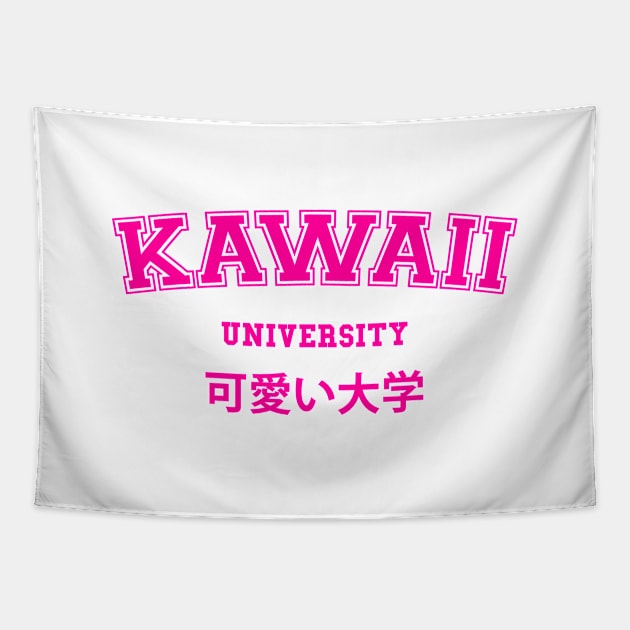 KAWAII UNIVERSITY Tapestry by tinybiscuits