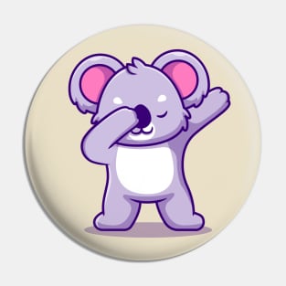 Cute Koala Dabbing Pin