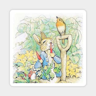 “Peter Rabbit Eats a Carrot” by Beatrix Potter Magnet