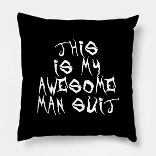 Spooky Retro 90's Scifi Horror Cult Film Movie Quote Pillow