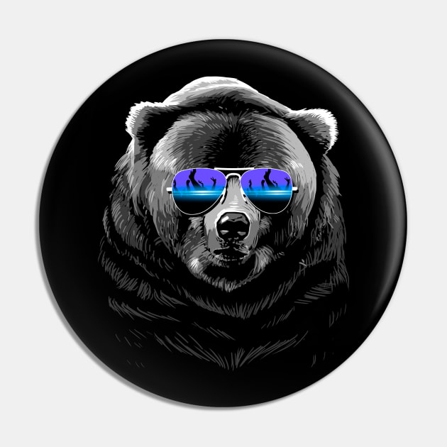 DJ Bear Pin by albertocubatas