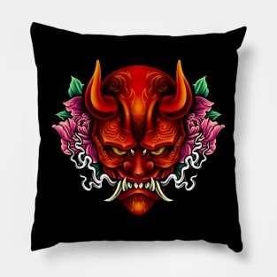 oni devil Pillow