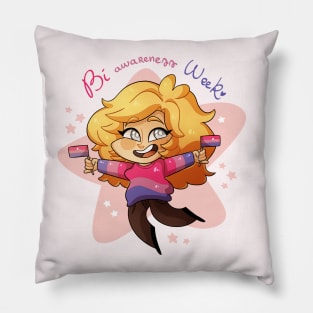 BI Bisexual girl Pillow