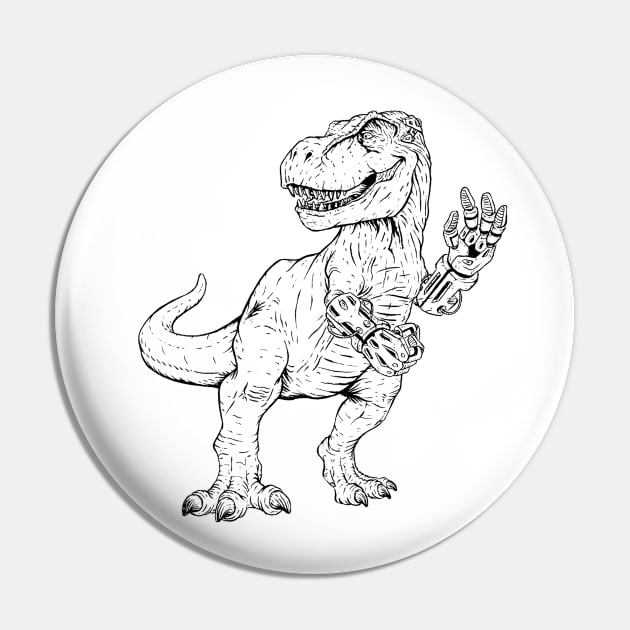 Time-Rex Pin by AJIllustrates