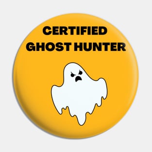 Certified Ghost Hunter Apparel Pin