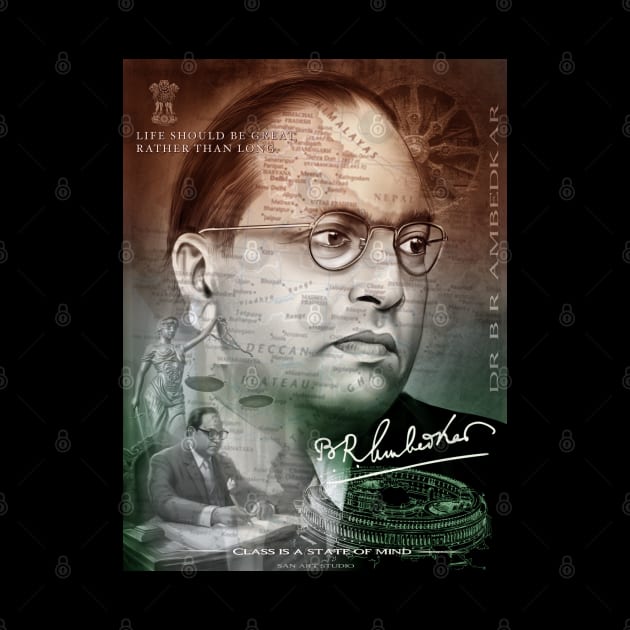 Dr B R Ambedkar Art by SAN ART STUDIO 