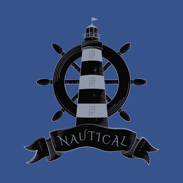 Nautical Lighthouse by letnothingstopyou