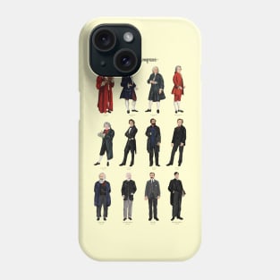 12 Great Classical Music Composers Phone Case