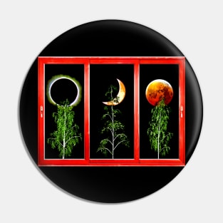 Lunar Eclipse in Window Pin