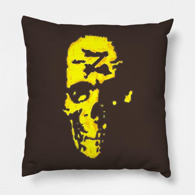 Z Skull with transparent Z Pillow by SoWhat