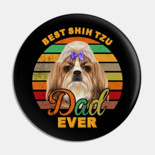 Best Shih Tzu Dad Ever Pin