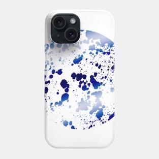 Ghost planet in blue Phone Case