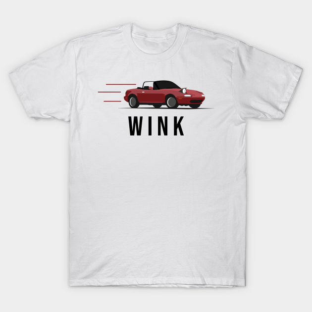 Red Mazda Miata - Mazda - T-Shirt TeePublic