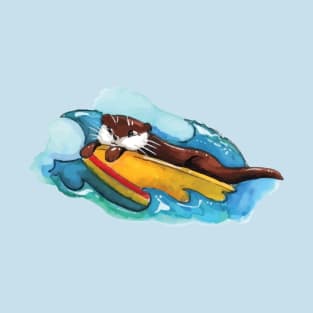 The otter way to surf T-Shirt