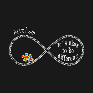 Autism Awareness - Infinity with puzzle piece T-Shirt