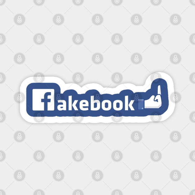 Fakebook Magnet by OncePM