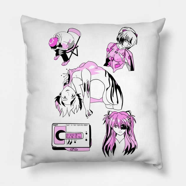 End of Evangelion Pillow by Pal3blood