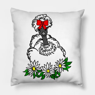 Silkie Showgirl Chicken Pillow