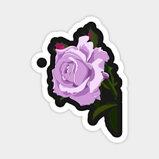 Purple Rose Magnet