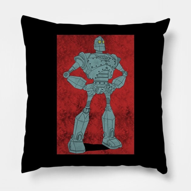 Iron Giant Pillow by IcarusPoe