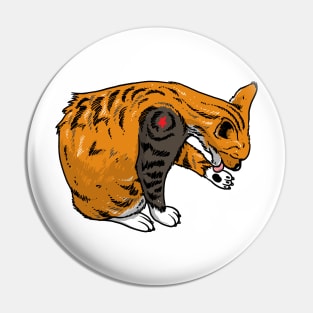 Cat soldier Pin