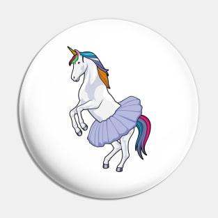 Unicorn at Ballet with Skirt Pin