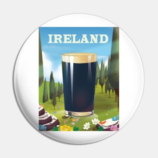 Ireland pint landscape Pin