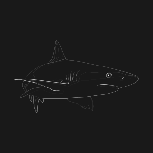 Line Drawing : Shark T-Shirt