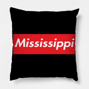 MISSISSIPPI SUPER USA LOGO Pillow