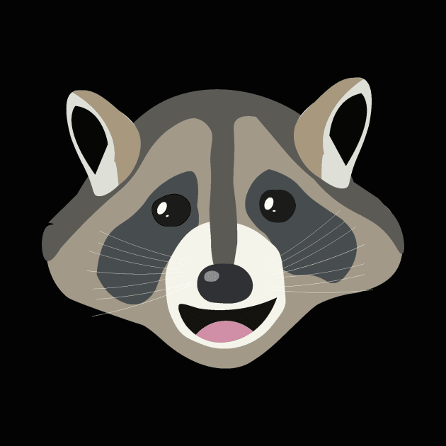 Cute Raccoon Art – GarBahge Trashington lll by Design Garden