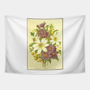 Clematis, Cineraria, Buddlea Tapestry