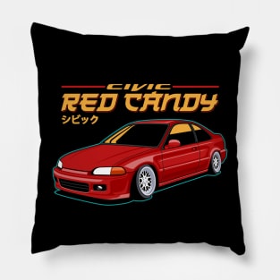 Civic Red Candy Jdm Car Pillow