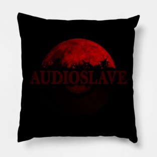 audioslave red moon vinyl Pillow