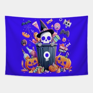 trick or trash Tapestry