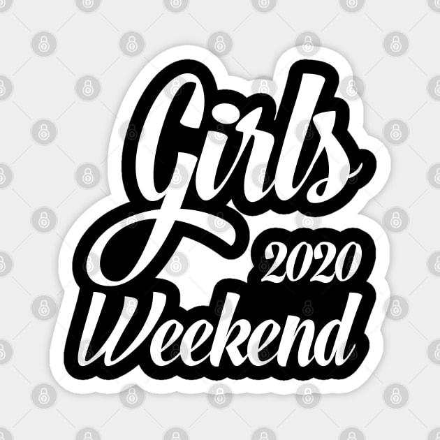 Girls Trip Cute Girls Weekend 2020 Mask Girls Trip 2020 Mask girls weekend Magnet by Gaming champion