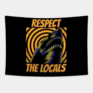 Respect The Locals Tapestry