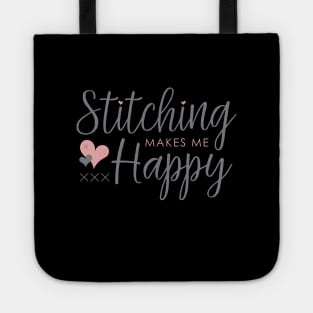 Stitching Makes Me Happy Tote