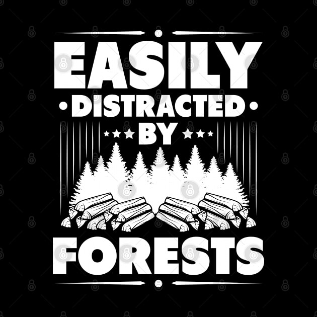 Forester Forestry Woodsman Woodman Forest Trees by Krautshirts