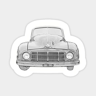 Morris Minor MM 1950s British classic car Magnet