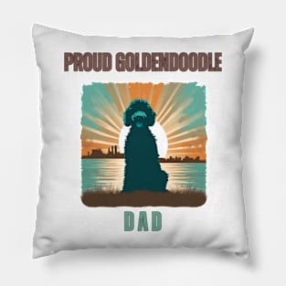 Proud Goldendoodle Dad Pillow