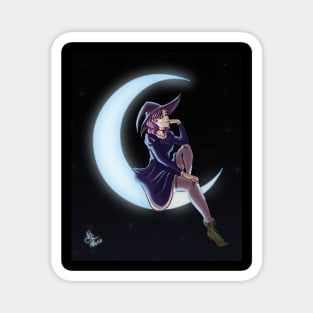 Moon Witch Magnet