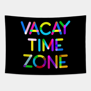 Vacay Time Zone Tapestry