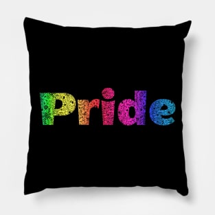 LGBT Pride - floral design Pillow