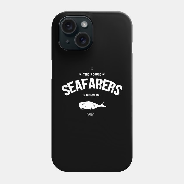 seafarer in deep sea Phone Case by Kingrocker Clothing