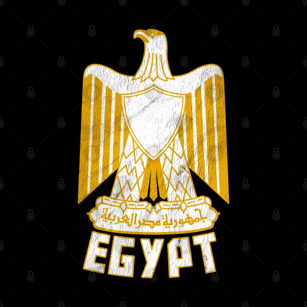 Egypt // Vintage Faded Style Flag Design by DankFutura