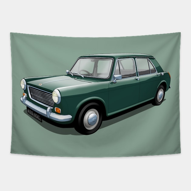 Morris 1100 in spruce green Tapestry by candcretro