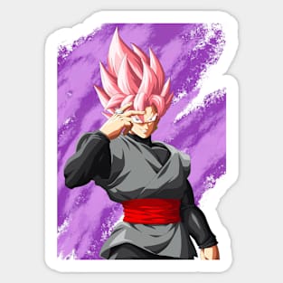 Black Goku Sticker for Sale by Moo8aa