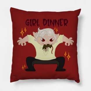 GURL DINNERRRRRRRR Pillow