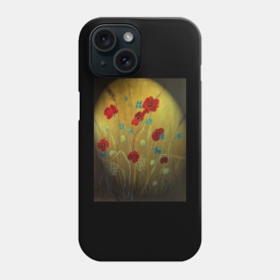 Red Poppies painting Phone Case