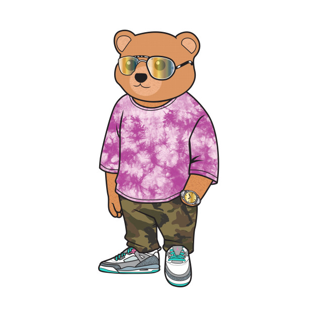 cool teddy bear tee by janvimar